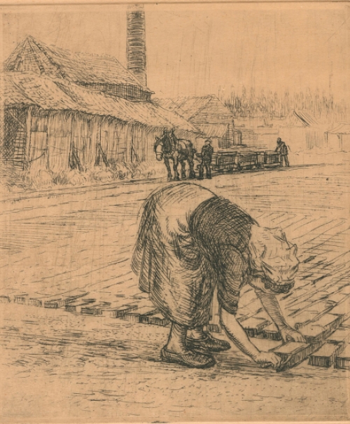 Genummerde en getekende ets van Malfliet kopen