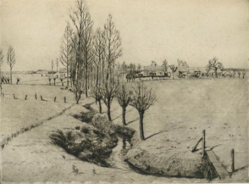 Genummerde ets van Malfliet kopen