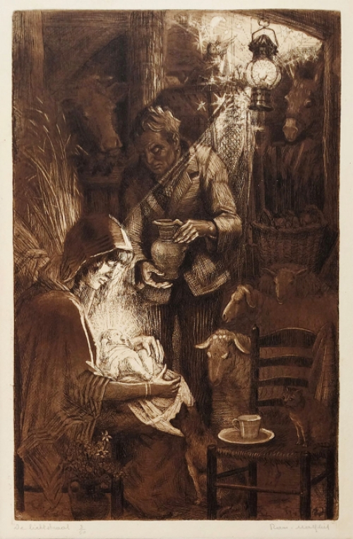 Genummerde ets van Malfliet kopen