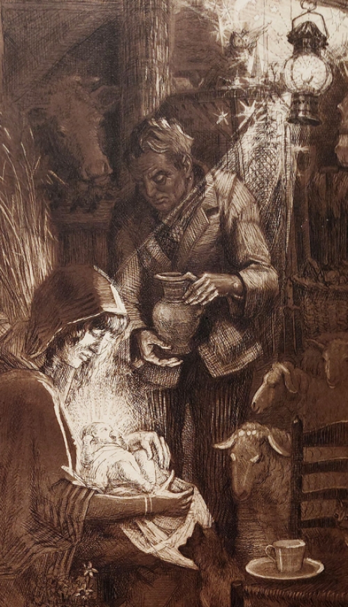 Belgische etser en tekenaar Romain Malfliet