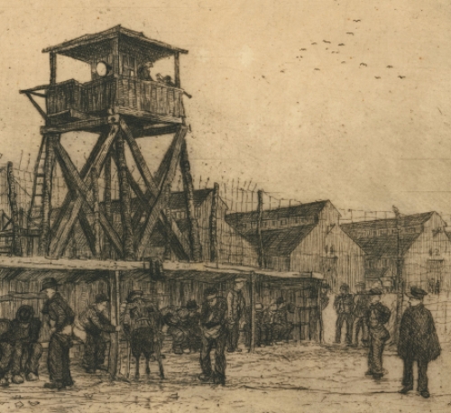 Belgische etser en tekenaar Romain Malfliet