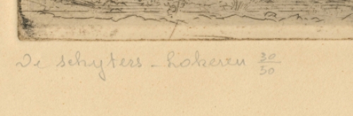 Kunst kopen van R. Malfliet, De Schijters