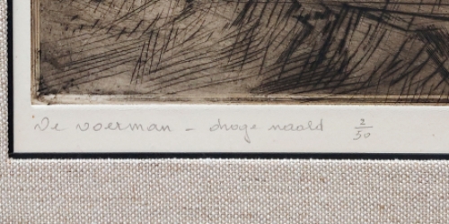 De voerman - droge naald 2/50