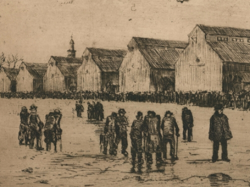 Belgische etser en tekenaar Romain Malfliet