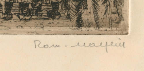 De graficus R. Malfliet, De wandeling