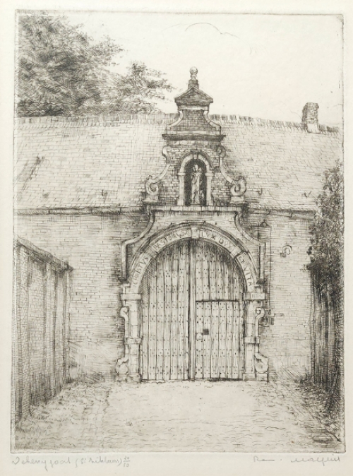 Genummerde ets van Malfliet kopen