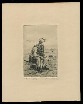 de dokwerker, ets van Romain Malfliet