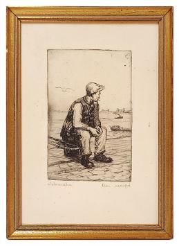 de dokwerker, ets van Romain Malfliet