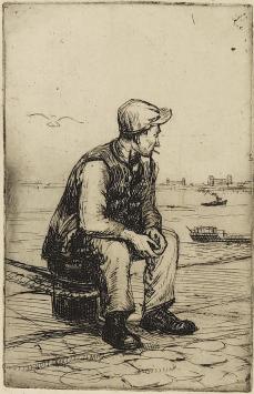 Gesigneerde ets van Malfliet kopen