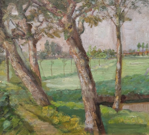 Belgische etser en kunstschilder Romain Malfliet