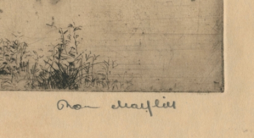 Belgische etser en tekenaar Romain Malfliet