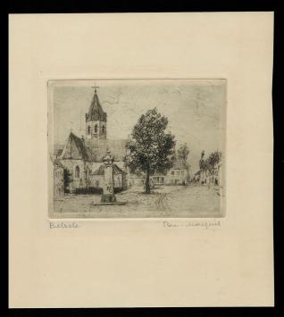 Gesigneerde ets van Romain Malfliet bestellen