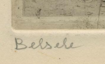 Belgische etser en tekenaar Romain Malfliet