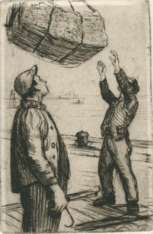 Gesigneerde ets van Malfliet kopen