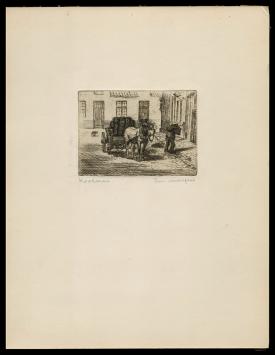 Gesigneerde ets van Romain Malfliet kopen