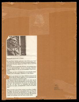 Belgische etser en tekenaar Romain Malfliet