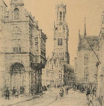 Belgische etser en tekenaar Romain Malfliet