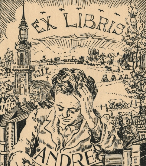 Belgische etser en tekenaar Romain Malfliet