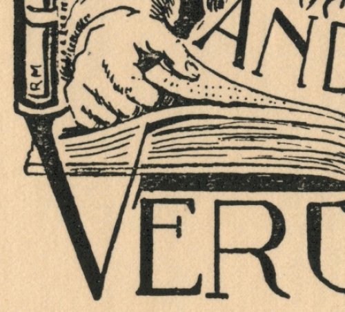 Ex Libris André Vercammen van Romain Malfliet