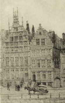 Belgische etser en tekenaar Romain Malfliet