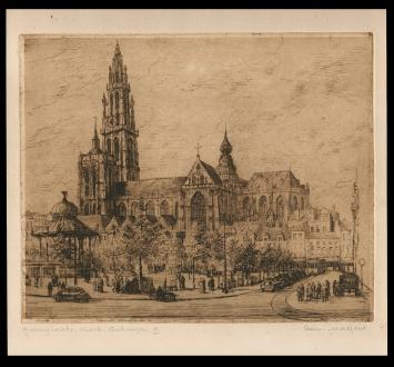 Ets van de Belgische etser R. Malfliet