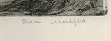 Malfliet, een ets van Mechelen