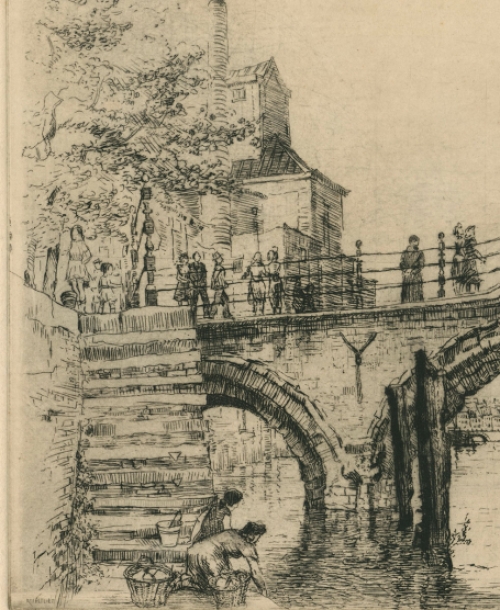 Genummerde ets van Malfliet kopen