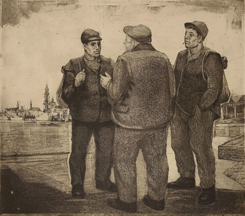 Genummerde ets van Malfliet kopen