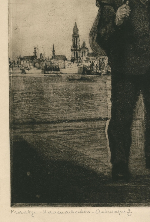 Praatje - Havenarbeiders - Antwerpen 7/50