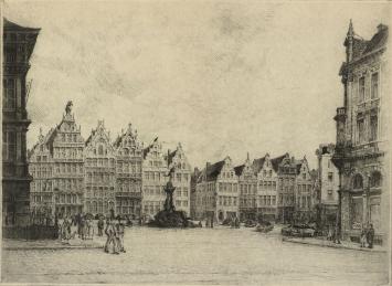 Genummerde ets van Malfliet kopen