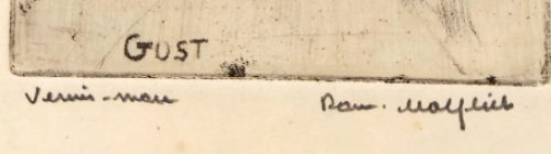 Belgische etser en tekenaar Romain Malfliet