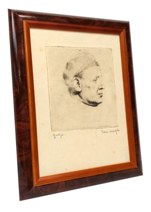 Belgische etser en tekenaar Romain Malfliet