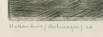 Belgische etser en tekenaar Romain Malfliet