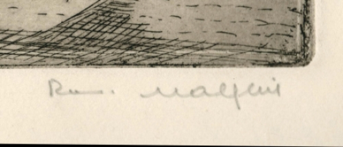 Belgische etser en tekenaar Romain Malfliet