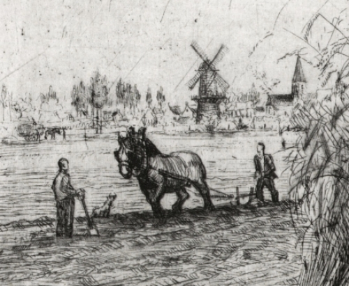 Genummerde ets van Malfliet kopen