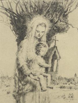 Ets van de Vlaamse kunstenaar R. Malfliet