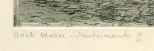 Belgische etser en tekenaar Romain Malfliet