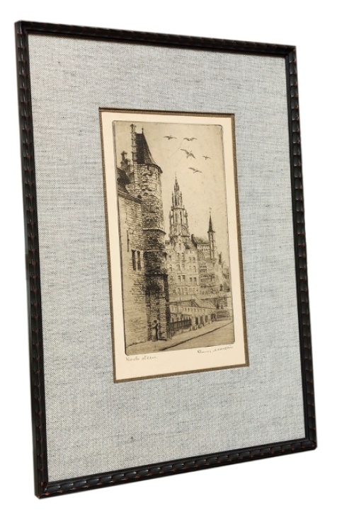 Etsen van Antwerpen kopen van Romain Malfliet