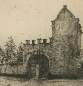 Belgische etser en tekenaar Romain Malfliet