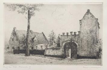 Hof ter Elst te Elversele van de Belgische kunstenaar Malfliet