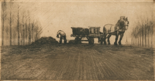 Genummerde en gesigneerde ets van Romain Malfliet kopen