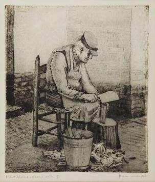 Genummerde en benoemde ets van Malfliet kopen