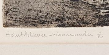 Belgische etser en tekenaar Romain Malfliet