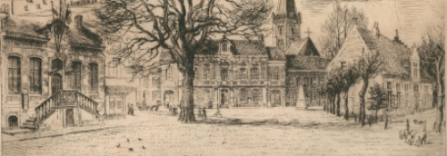 Belgische etser en tekenaar Romain Malfliet