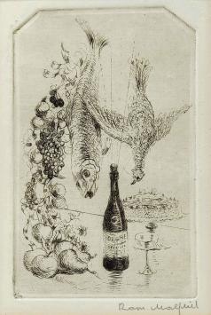 Stilleven, ets van Malfliet kopen