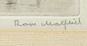 Belgische etser en tekenaar Romain Malfliet