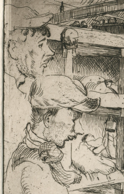 Belgische etser en tekenaar Romain Malfliet