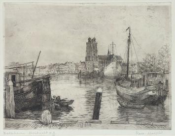 Haven te Dordrecht door R. Malfliet