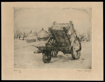 Gesigneerde ets van Romain Malfliet kopen