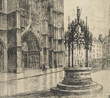 Belgische etser en tekenaar Romain Malfliet